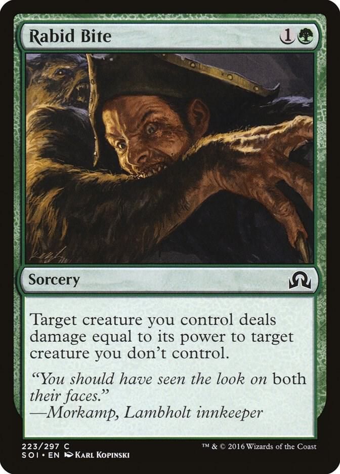 Rabid Bite 223/297 - Shadows over Innistrad (SOI)