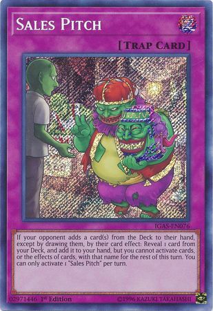 Sales Pitch - IGAS-EN076 - Secret Rare 1st Edition Ignition Assault 1st Edition Singles