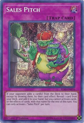 Sales Pitch - IGAS-EN076 - Secret Rare 1st Edition Ignition Assault 1st Edition Singles