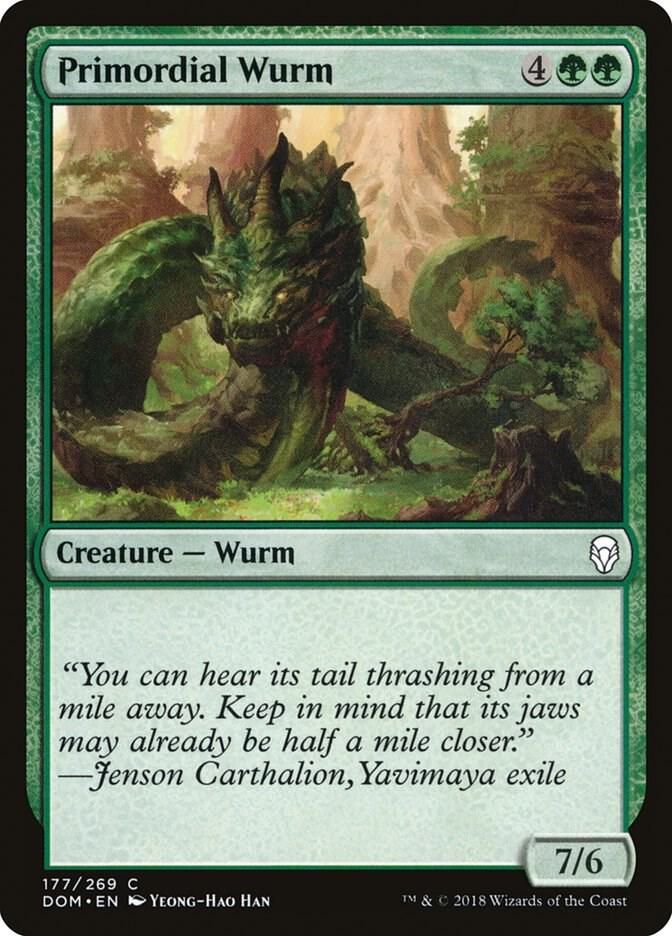 Primordial Wurm 177/269 - Dominaria (DOM) (Español)