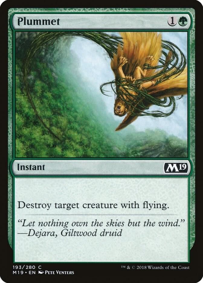 Plummet 193/280 - Core Set 2019 (M19) (Español)