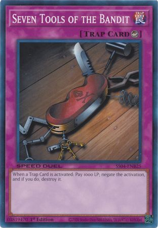 Seven Tools of the Bandit - SS04-ENB25 - Common 1st Edition Speed Duel Starter Decks: Match of the Millennium Singles