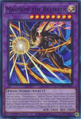 Magnum the Reliever - DUNE-EN036 - Super Rare 1st Edition Duelist Nexus 1st Edition Singles