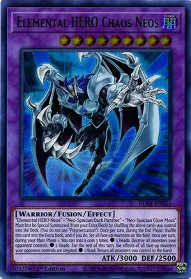 Elemental HERO Chaos Neos - BLAR-EN055 - Ultra Rare 1st Edition Battles of Legend: Armageddon 1st Edition Singles