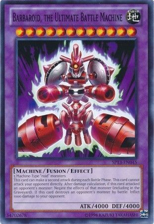 Barbaroid, the Ultimate Battle Machine - SP13-EN045 - Common Unlimited Star Pack 2013 Unlimited Singles