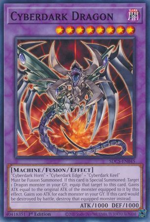 Cyberdarkness Dragon - SDCS-EN043 - Common 1st Edition Structure Deck: Cyber Strike 1st Edition Singles
