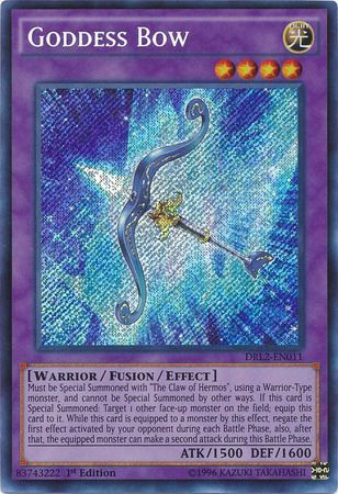 Goddess Bow - DRL2-EN011 - Secret Rare 1st Edition Dragons of Legend 2 1st Edition Singles