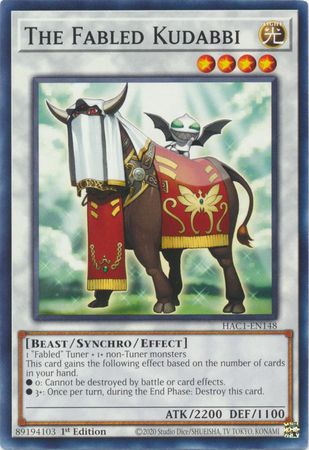 The Fabled Kudabbi - HAC1-EN148 - Common 1st Edition Hidden Arsenal: Chapter 1 1st Edition Singles
