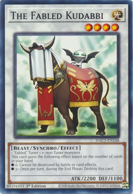 The Fabled Kudabbi - HAC1-EN148 - Common 1st Edition Hidden Arsenal: Chapter 1 1st Edition Singles