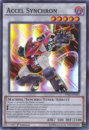 Accel Synchron - SDSE-EN042 - Super Rare 1st Edition Structure Deck: Synchron Extreme 1st Edition Singles