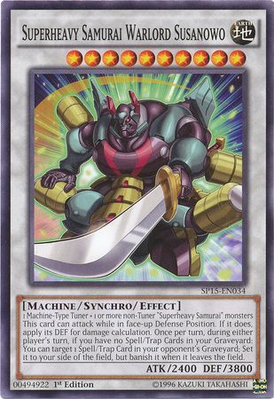 Superheavy Samurai Warlord Susanowo - SP15-EN034 - Common 1st Edition Star Pack ARC-V Singles