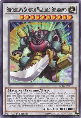 Superheavy Samurai Warlord Susanowo - SP15-EN034 - Common 1st Edition Star Pack ARC-V Singles