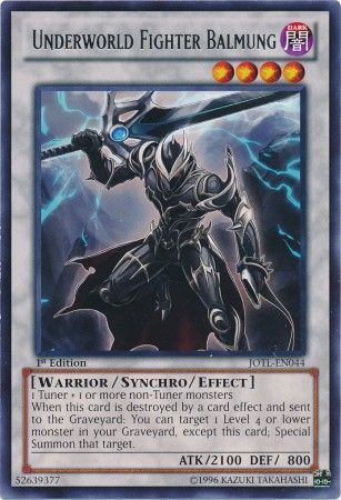 Underworld Fighter Balmung - JOTL-EN044 - Rare 1st Edition Judgment of the Light 1st Edition Singles