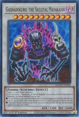 Gashadokuro, the Skeletal Mayakashi - MAMA-EN018 - Ultra Rare 1st Edition Magnificent Mavens 1st Edition Singles