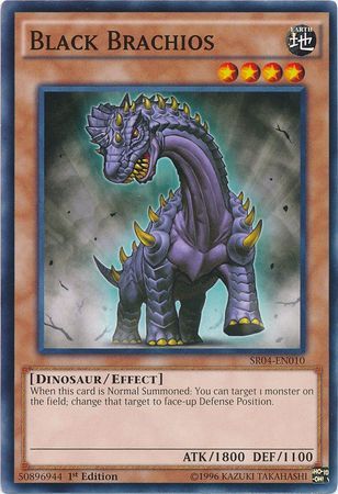 Black Brachios - SR04-EN010 - Common 1st Edition Structure Deck: Dinosmasher&#39;s Fury 1st Edition Singles (espano)