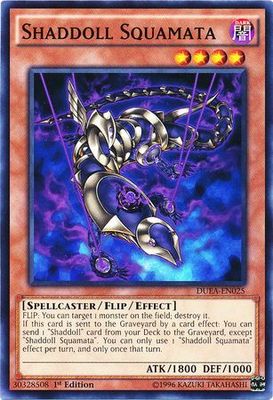 Shaddoll Squamata - DUEA-EN025 - Common 1st Edition Duelist Alliance 1st Edition Singles (espanol)