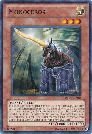 Monoceros - DREV-EN010 - Common Unlimited Duelist Revolution Unlimited Singles