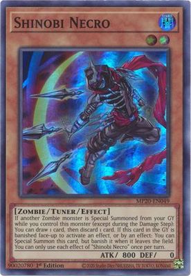 Shinobi Necro - MP20-EN049 - Super Rare 1st Edition 2020 Mega-Tin: Lost Memories 1st Edition Singles