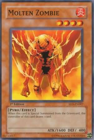 Molten Zombie - SD3-EN007 - Common 1st Edition Structure Deck: Blaze of Destruction 1st Edition Singles