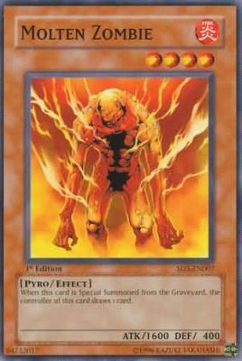 Molten Zombie - SD3-EN007 - Common 1st Edition Structure Deck: Blaze of Destruction 1st Edition Singles