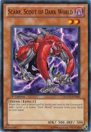 Scarr, Scout of Dark World - SDGU-EN006 - Common 1st Edition Structure Deck: Gates of the Underworld 1st Edition Singles