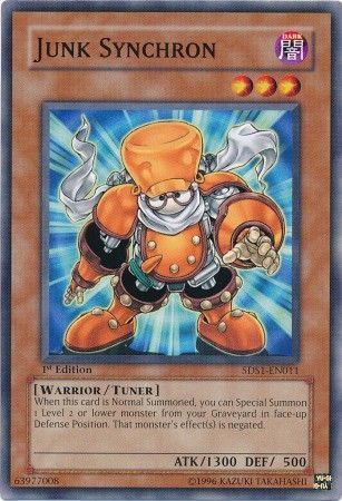 Junk Synchron - 5DS1-EN011 - Common 1st Edition Starter Deck: 5D&#39;s (2008) 1st Edition Singles