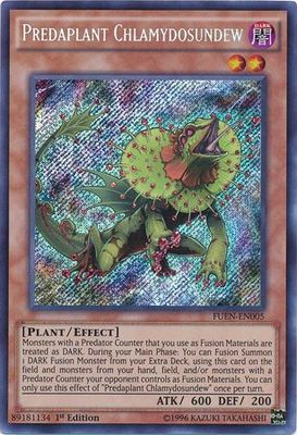 Predaplant Chlamydosundew - FUEN-EN005 - Secret Rare 1st Edition Fusion Enforcers 1st Edition Singles (espanol)