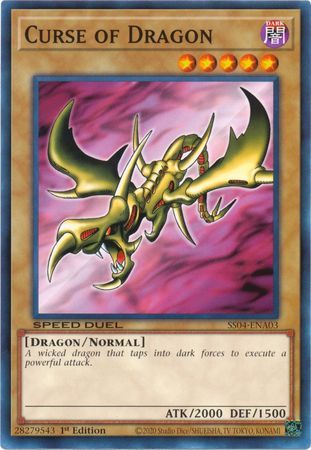 Curse of Dragon - SS04-ENA03 - Common 1st Edition Speed Duel Starter Decks: Match of the Millennium Singles