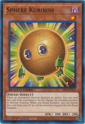 Sphere Kuriboh - SS04-ENA15 - Common 1st Edition Speed Duel Starter Decks: Match of the Millennium Singles