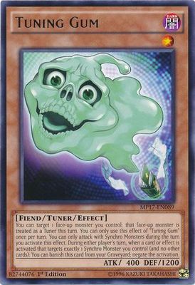 Tuning Gum - MP17-EN089 - Rare 1st Edition 2017 Mega-Tins 1st Edition Singles