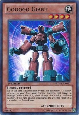 Gogogo Giant - NUMH-EN020 - Super Rare 1st Edition Number Hunters 1st Edition Singles