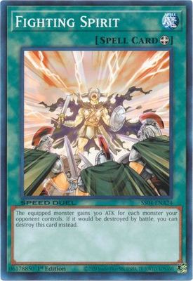 Fighting Spirit - SS04-ENA24 - Common 1st Edition Speed Duel Starter Decks: Match of the Millennium Singles