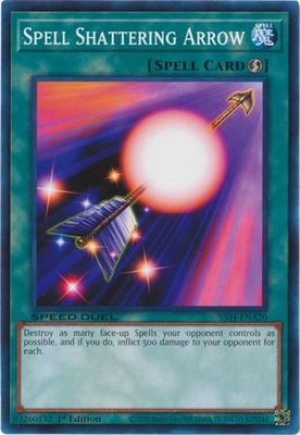 Spell Shattering Arrow - SS04-ENA20 - Common 1st Edition Speed Duel Starter Decks: Match of the Millennium Singles