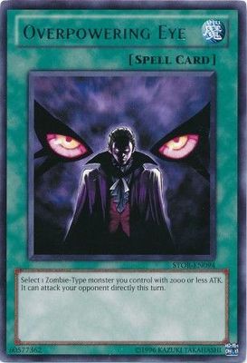 Overpowering Eye - STOR-EN094 - Rare Unlimited Storm of Ragnarok Unlimited Singles