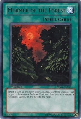 Murmur of the Forest - PHSW-EN058 - Rare 1st Edition Photon Shockwave 1st Edition Singles