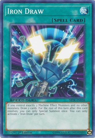 Iron Draw - SBTK-EN038 - Common 1st Edition Speed Duel: Trials of the Kingdom Singles (espanol)