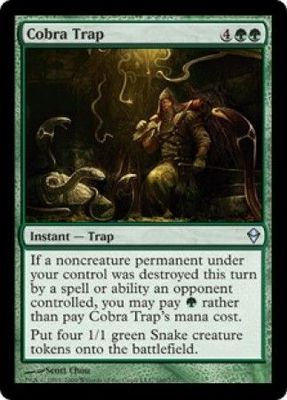 Cobra Trap Zendikar Singles(Español)