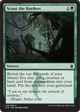 Scout the Borders 148/269 - Khans of Tarkir Singles