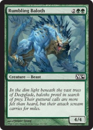 Rumbling Baloth Magic 2014 (M14) Singles (Español)