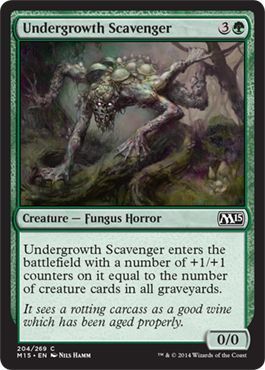 Undergrowth Scavenger 204/269 - Magic 2015 (M15) Singles (Español)
