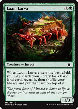 Loam Larva 135/184 - Oath of the Gatewatch Singles (Español)