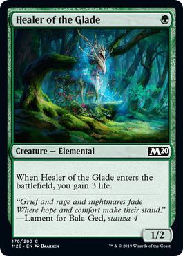 Healer of the Glade 176/280 - Magic 2020 (M20) Singles (Español)