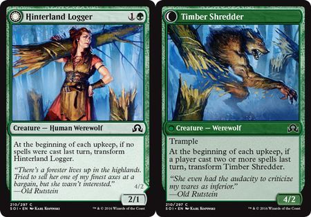 Hinterland Logger | Timber Shredder 210/297 Shadows over Innistrad Singles