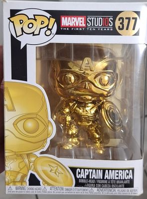 SH10 Captain America Figura Funko Pop Marvel Capitan America Figura *Caja Danada*