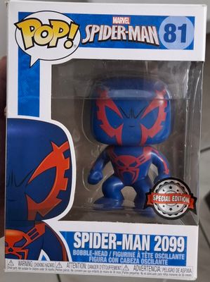 SH10 Spider Man 2099 Figura Funko Pop Spider Man Figura