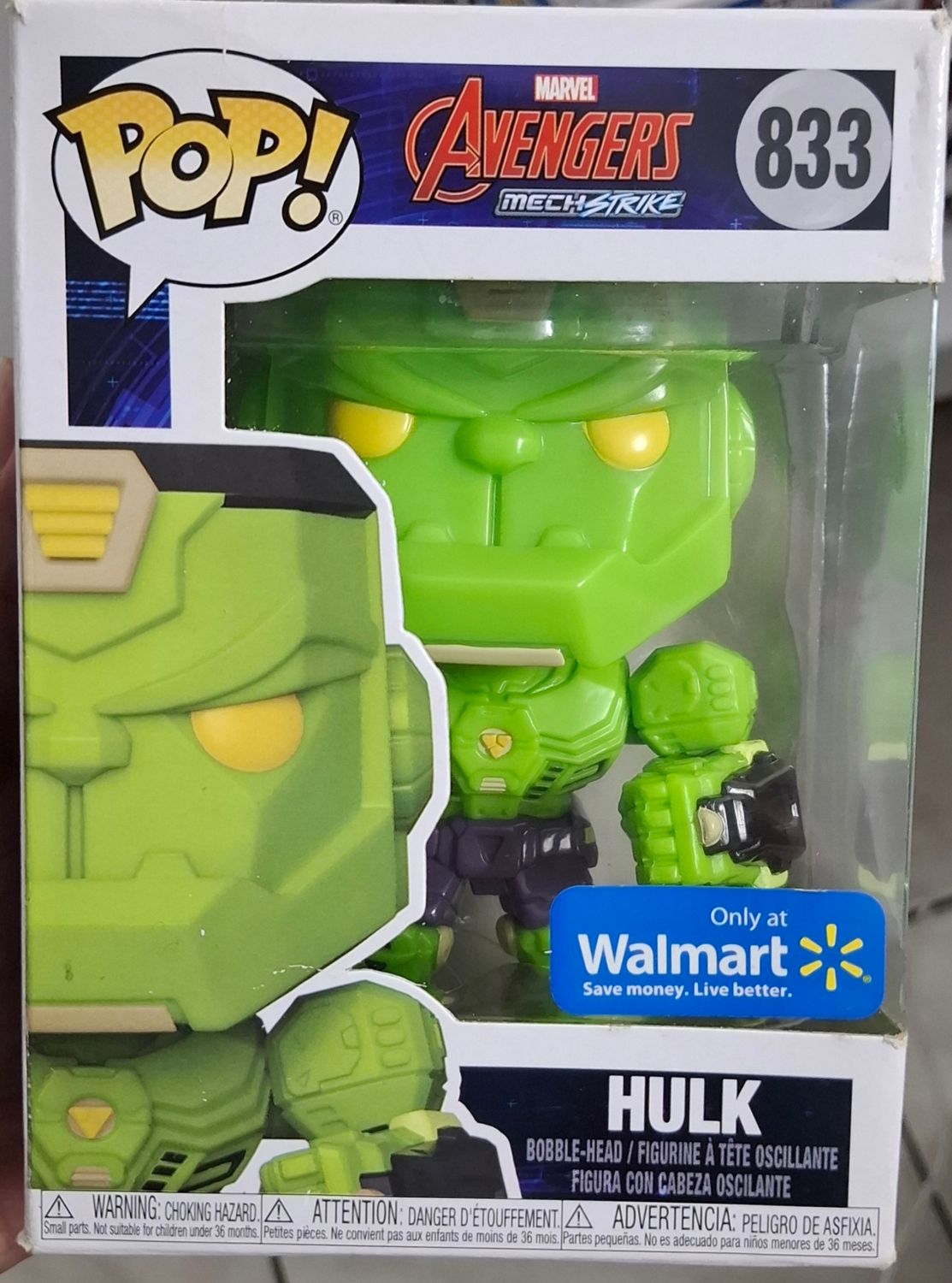 SH10 Hulk Figura Funko Pop Avengers Figura Mechstrike