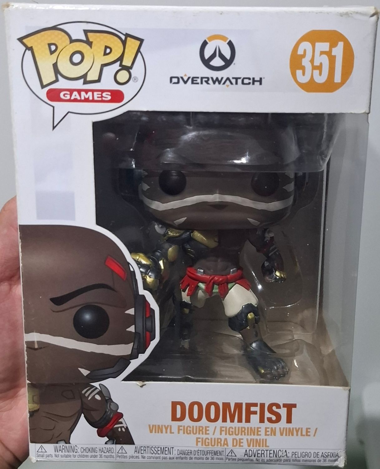 SH9 Doomfist Figura Funko Pop Overwatch Figura *Caja Danado*