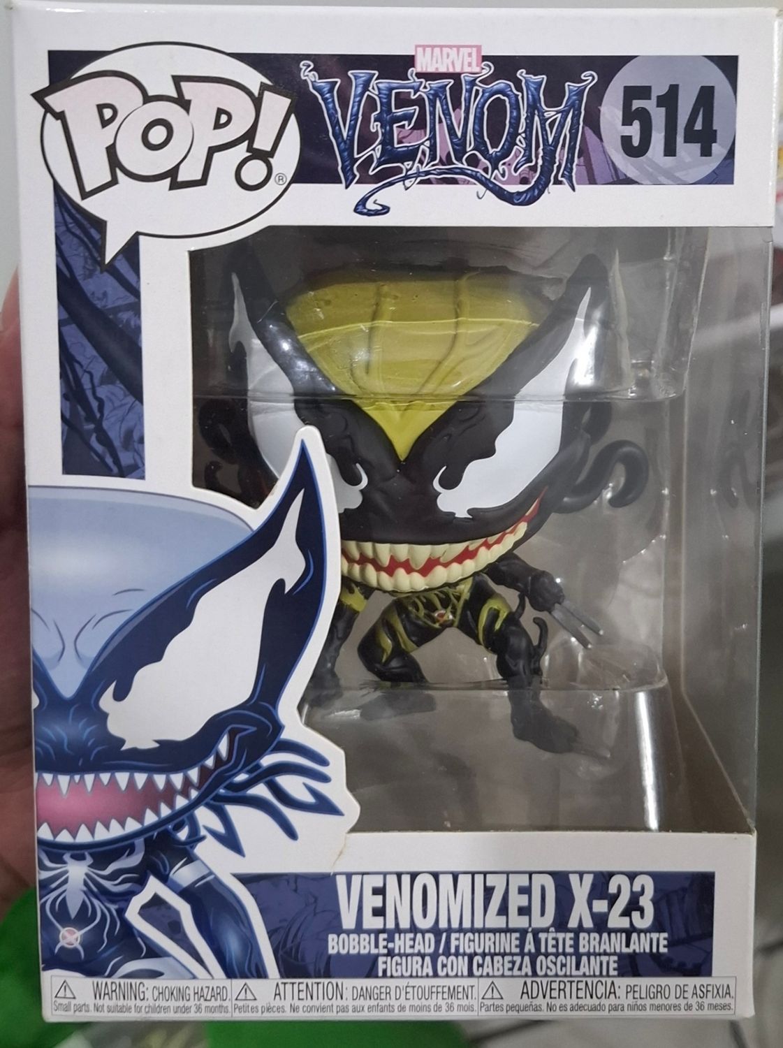 SH9 Venomized X 23 Funko Pop Venom Figura *Caja Danada*