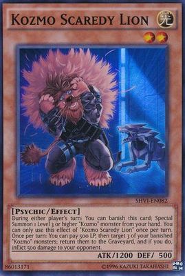 Kozmo Scaredy Lion - SHVI-EN082 - Super Rare Unlimited Shining Victories Unlimited Singles (espanol)