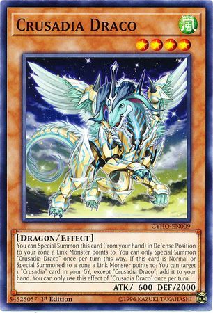 Crusadia Draco - CYHO-EN009 - Common 1st Edition Cybernetic Horizon 1st Edition Singles (espanol)
